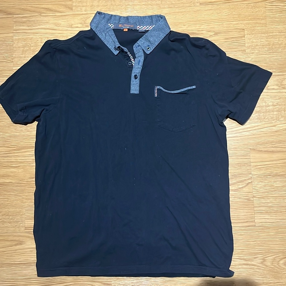 Ben Sherman black polo